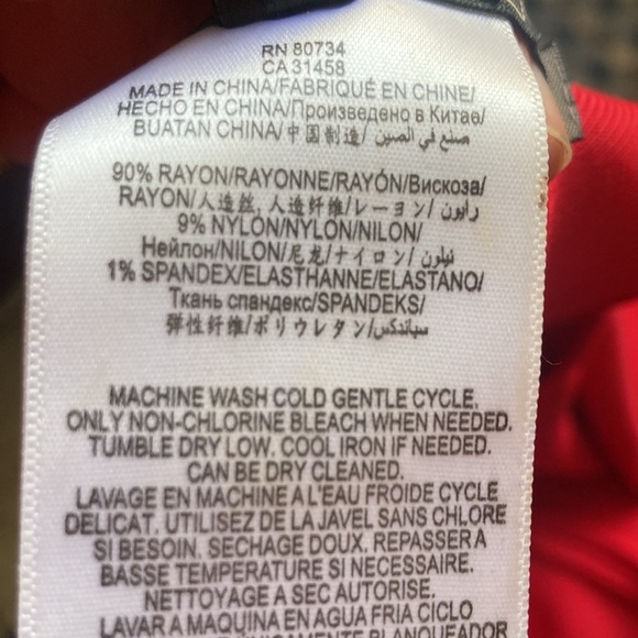 BCBGMAXAZRIA Francis Layered Peplum Dress size xs - Picture 8 of 8